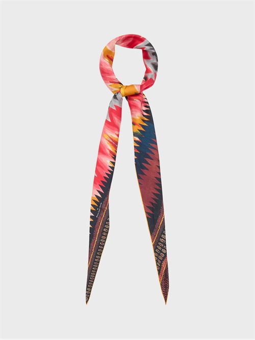 Pure silk scarf with geometric motif PIERRE-LOUIS MASCIA | 065X120LMF518893
